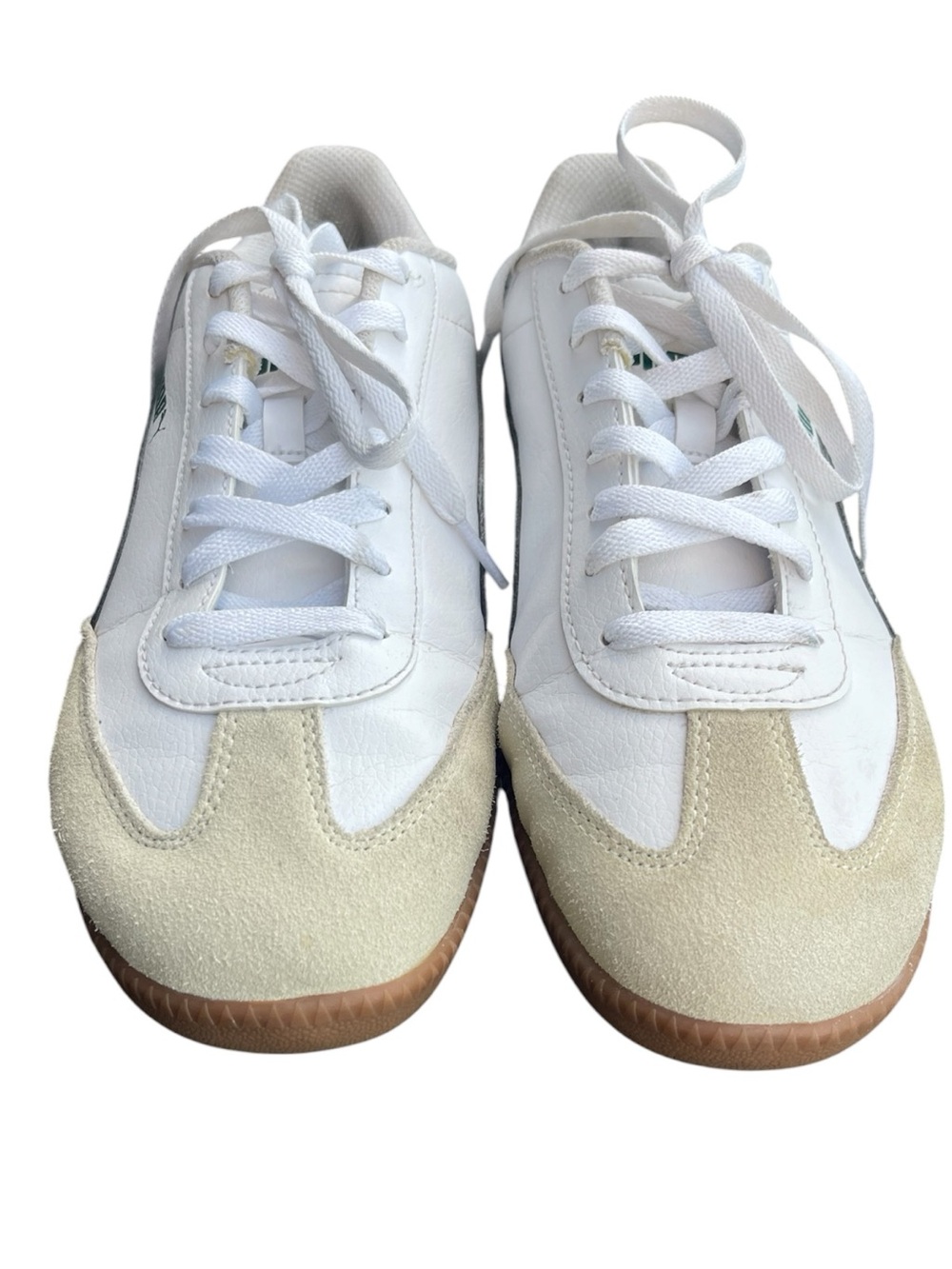 Puma White/Green Club II Era Unisex Sneaker (US 10 Mens) - Picture 7 of 14